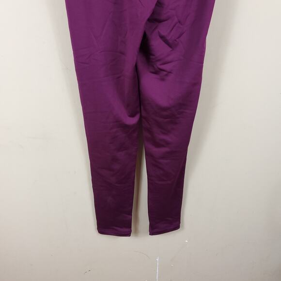 Champion Tech Fleece Tights in Burgundy Size M - Picture 8 of 12